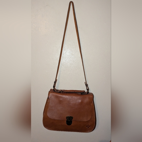 Patricia Nash Handbags - Patricia Nash Heritage Cadiz Leather Satchel Crossbody Bag VGUC Brown